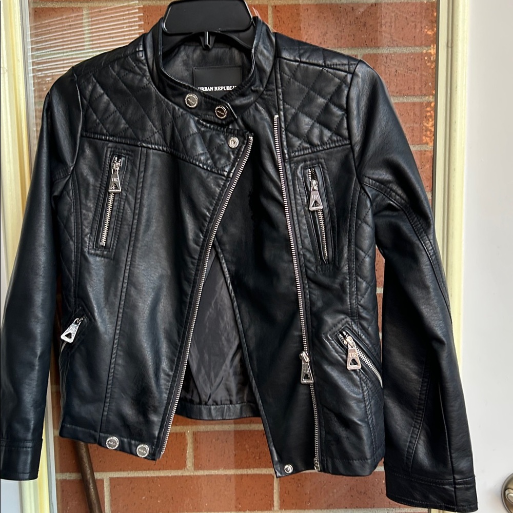 Urban Republic Black Leather Jacket